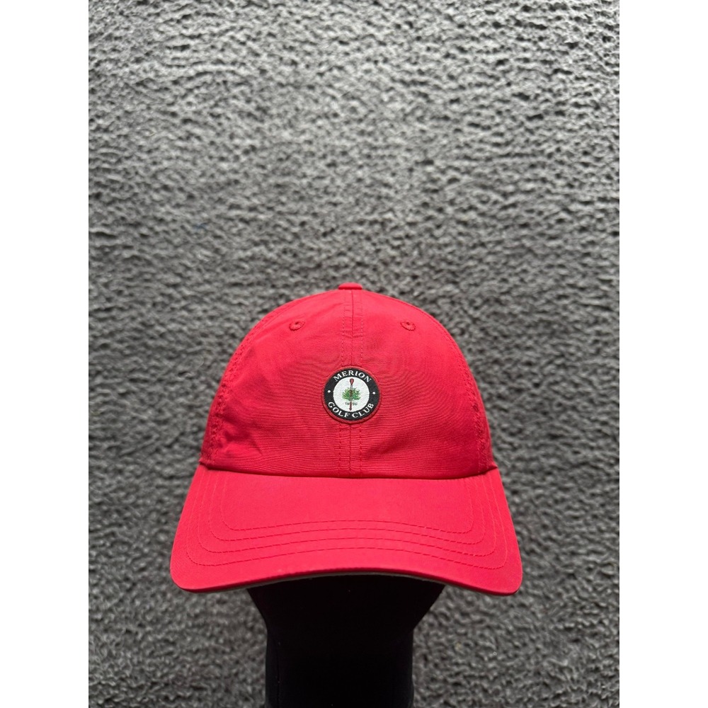 American Needle Merion‎ Golf Club Mesh Strapback Golf Cap Red Adult One Size